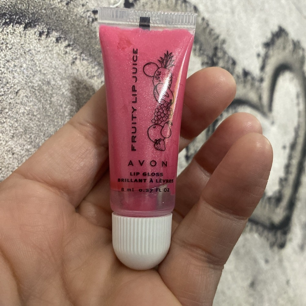 Avon Fruity Lip Juice Lip Gloss .27oz Pink Lemonade New
